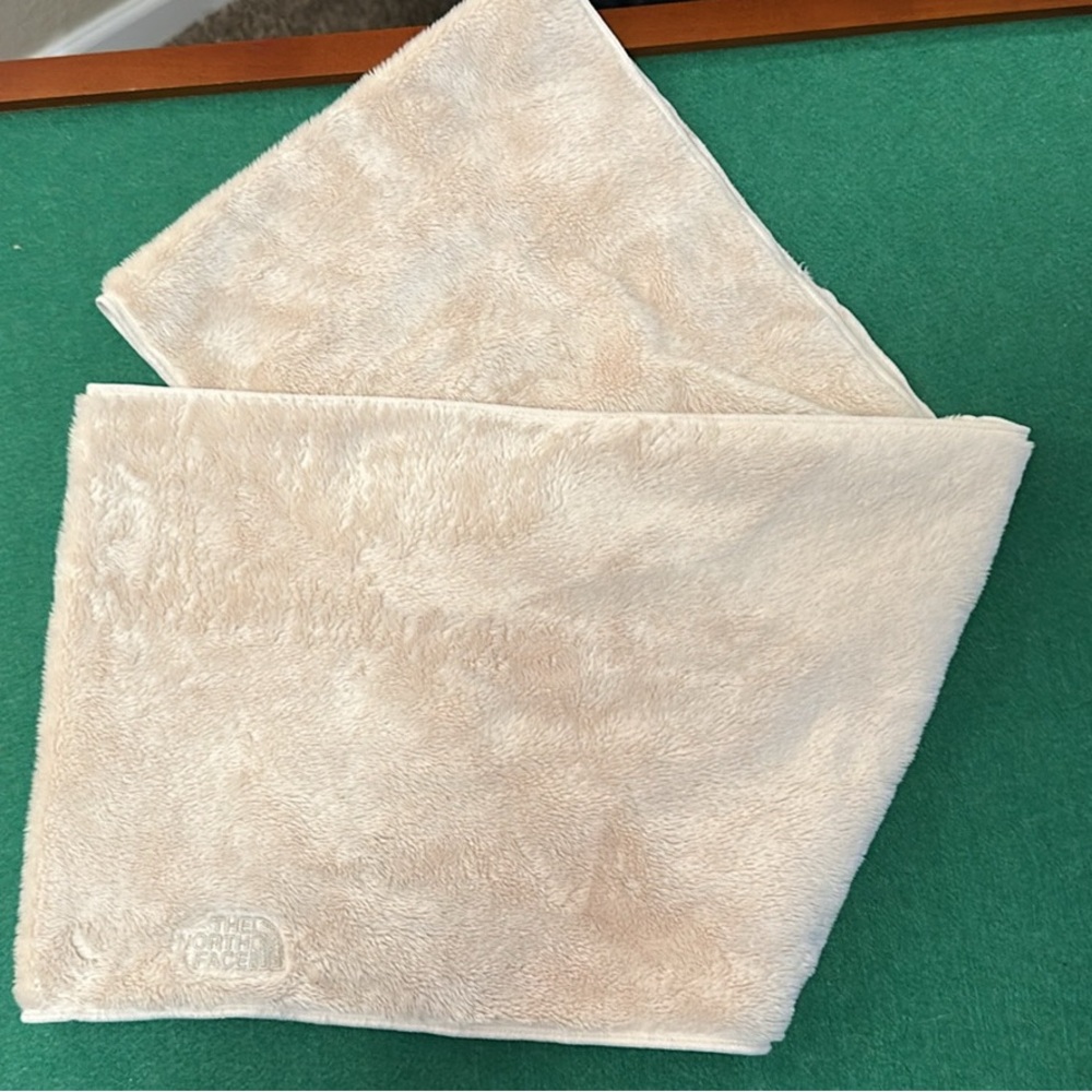 The North Face Beige Fleece Scarf